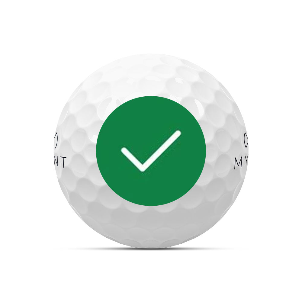 Personalize MYNT golf balls